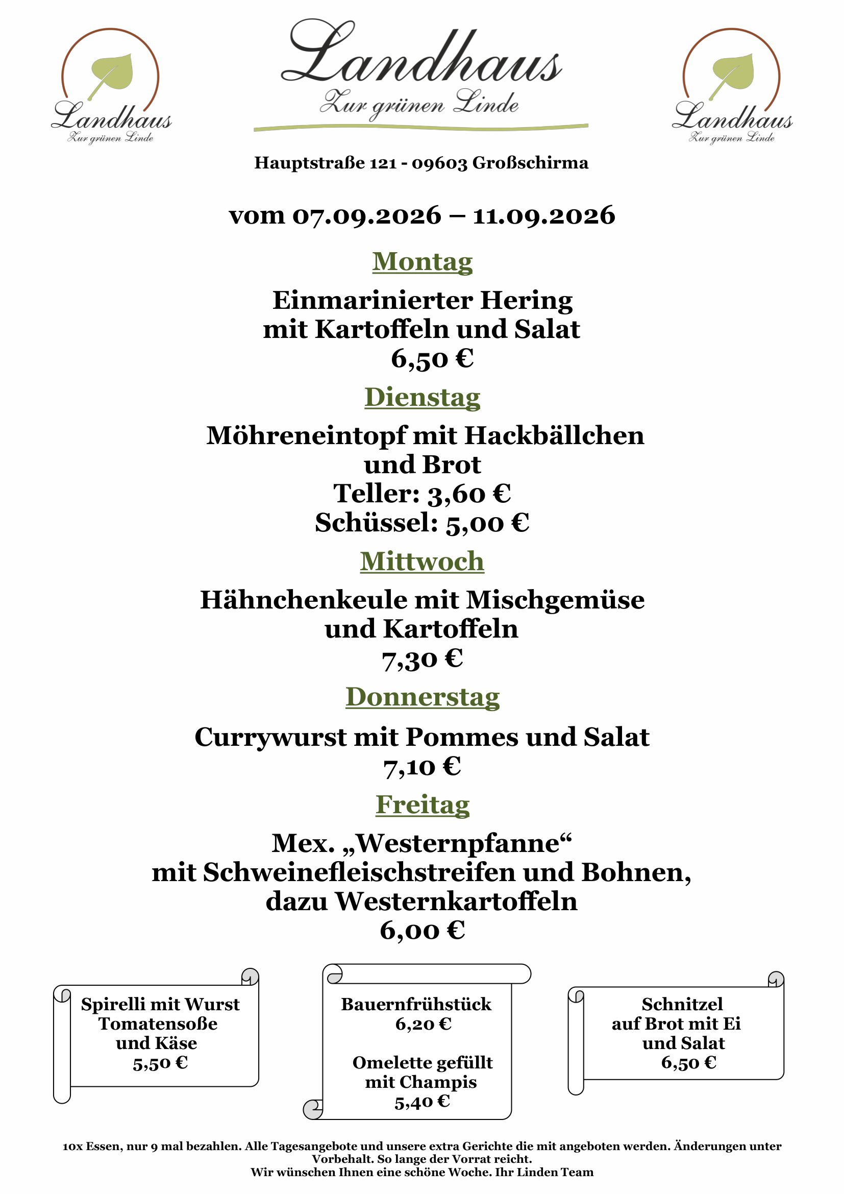 Wochenkarte-07.09.-11.09.26-Landhaus-zur-gruenen-Linde Wochenkarte-07.09.-11.09.26-Landhaus-zur-gruenen-Linde